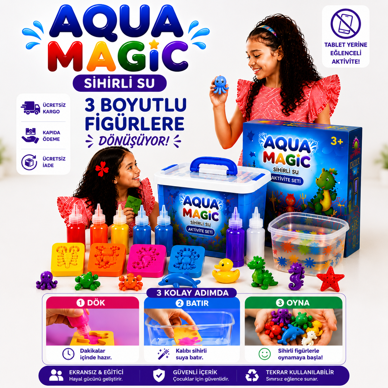 Aqua Magic | 3 Boyutlu Ekransız Aktivite Seti